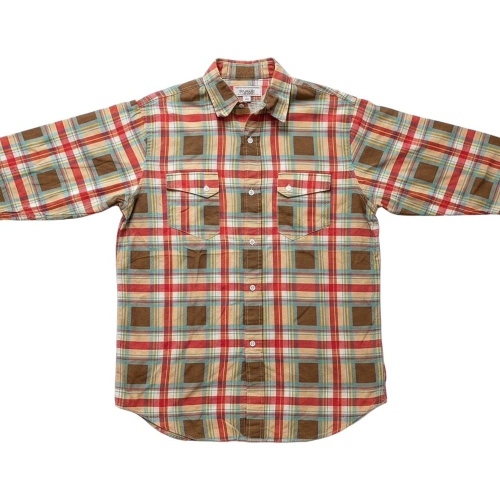 Levi's‎ Vintage Clothing LVC Rodeo Shirt Mens XL Plaid Check Western Button Down
